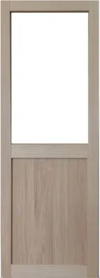 Image de Porte Coulissante Atelier placage chene Vitree H204 x L73
