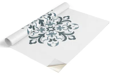 Imagen del producto de Película adhesiva para muebles - Película autoadhesiva para muebles, 100x50 cm - Película para muebles, ideal para armarios - Película para muebles - Película para la cocina - Resistente al agua - Lavable - Autoadhesiva - Sin burbujas de aire - Ornamentos clásicos