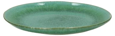 Productafbeelding van Pomax Treille dessertbord, steengoed, groen, Ø 21 x H 2,5 cm