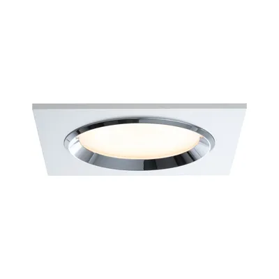 Immagine prodotto di Set Premium EBL Dice quadrato LED 3x8W 36VA 230V/700mA 150x150mm Bianco/Cromato Alluminio/Vetro
