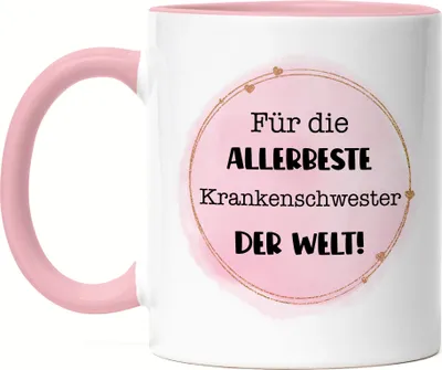 Produktbild von Für die allerbeste Krankenschwester der Welt Jutebuetel Krankenhaus Danke Abschied
