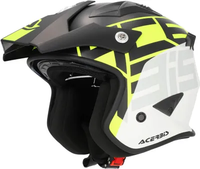 Produktbild von Acerbis Aria Sport Jethelm, schwarz matt/gelb, 2XL (61)