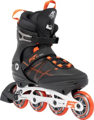 Produktbild von K2 Skates F.I.T. 80 ALU Inline Skates Herren  schwarz - rot  Größe EU: 40.5