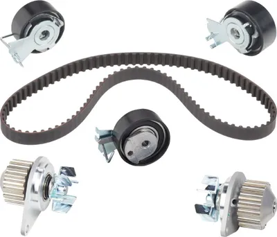 Produktbild von RIDEX 3096W0528 Zahnriemensatz + Wasserpumpe passend für PEUGEOT 206 Schrägheck (2A/C) 206+ Schrägheck (2L, 2M) für CITROËN C3 I Schrägheck (FC, FN)