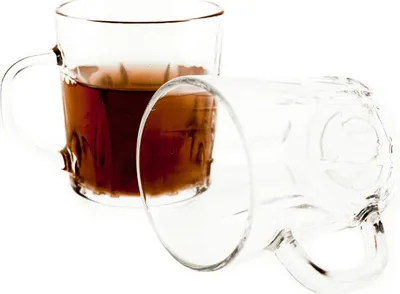 Produktbild von Almina Gözde 6 Tlg. Gläser-Set für Tee, Kaffee mit Muster Transparent 230 ml