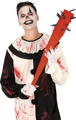Produktbild von Halloween Gruselkeule Naegel Rot Unheimliche Waffe Trick Oder Treat Horrorszenen Kostuem Accessoire Schrecken Nacht, Farbe: Beige