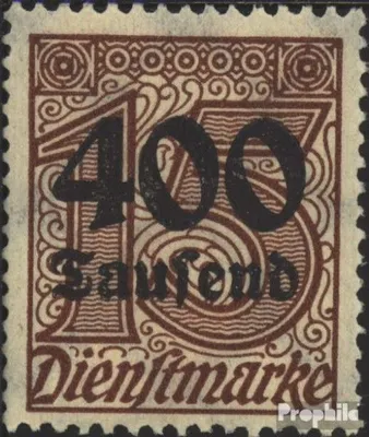 Produktbild von Briefmarken Deutsches Reich 1923 Mi D94  gestempelt Ziffer/Aufdruck