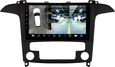 Image de Autoradio avec Bluetooth et CarPlay pour Ford S-Max (2007-2015) – Compatible avec Apple et Android – Système stéréo – Système de navigation