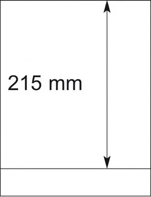 Produktbild von Lindner 802102P T-Blanko-Blätter - 10er-Packung