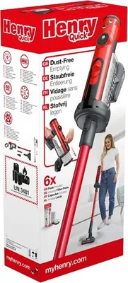 Obrázek produktu pro Numatic vysavač Henry Quick HEN100R červený
