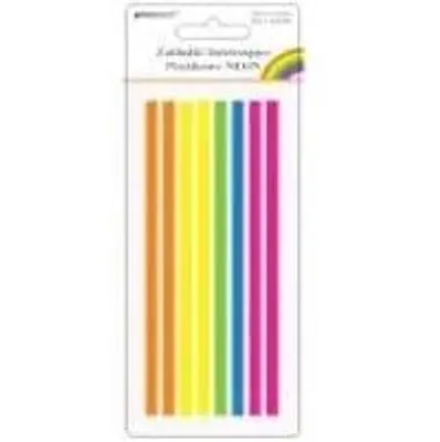 Produktbild von Zakładki indeksujące neon 5x135mm 8x20szt plastik - Penword