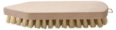 Produktbild von haug bürsten - Scheuerbürste aus Holz in spitzer Form - Naturfarbe - zum Erledigen einfacher Scheuerarbeiten - 503