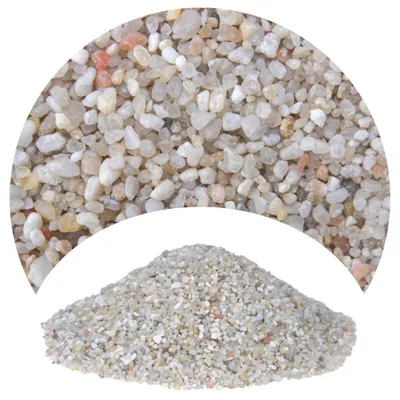 Image de Gravier d'aquarium, quartz 2-3 mm clair, 16 kg