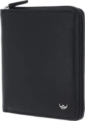 Immagine prodotto di Golden Head portafoglio Polo RFID Protect Zipped Billfold Coin Wallet Black nero