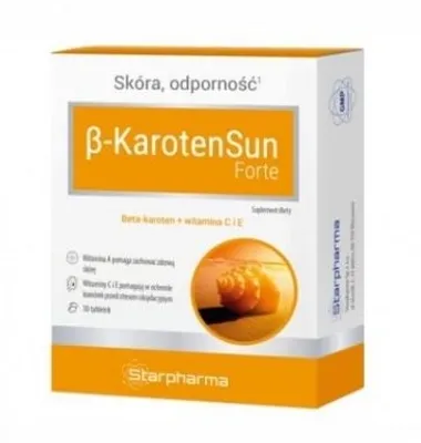 Produktbild von Starpharma Beta Carotin Sun Forte 30 Tabletten