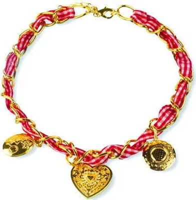 Produktbild von Trachten Halsband mit Schmuckband