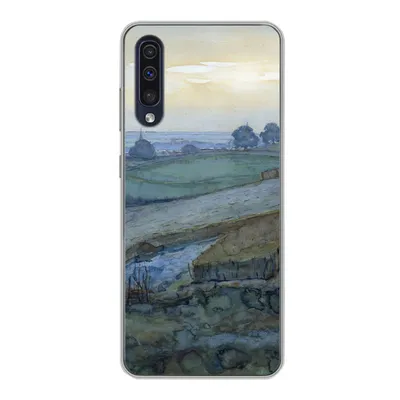 Produktbild von MuchoWow® Handyhülle Schutzhülle Hülle für Samsung Galaxy A30s Landschaft bei Arnheim - Piet Mondrian Silikon Softcase Handy Hülle - Karteninhaber