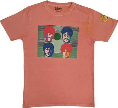Produktbild von The Beatles - "Yellow Submarine Magic Piano" T-Shirt für Herren/Damen Uni RO9367 (XL) (Pink)