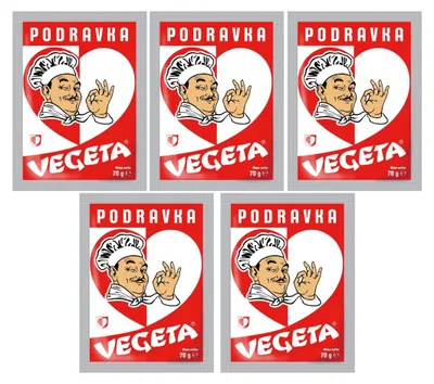 Produktbild von Podravka Vegeta Würzmischung 5x 70g - Gewürzmischung mit Gemüse Universal Gewürze
