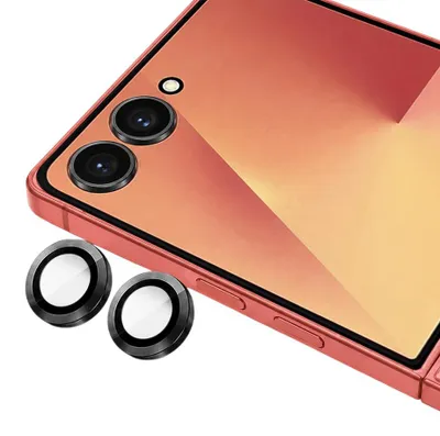 Zdjęcie produktu dla Blueo Camera Lens Protector Szkło na aparat Samsung Galaxy Z Flip8 - czarne