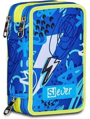 Obrázek produktu pro Kreativní Koníčky - Výtvarné Umění - Stacionární.kreslení - Omalovánky.seven.astuccio 3 Zip Sj Gang Skate Boy
