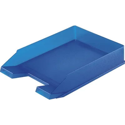 Produktbild von herlitz Ablagekorb - DIN A4 bis DIN C4 - royalblau transluzent