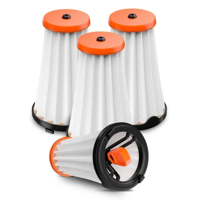 Produktbild von Innenfilter 4x passend wie AEG 900167153/7 AEF144 für Akkusauger Stielhandstaubsauger