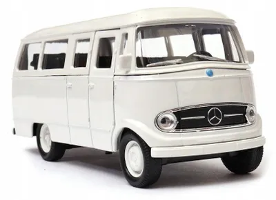 Produktbild von Welly Mercedes-Benz L319 traveliner weiß Spielzeugauto 1:34