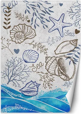 Produktbild von Vlies fototapete Korallenriffe im Meer 100x140 cm Feeby Blau inkl. Kleber einfache Montage