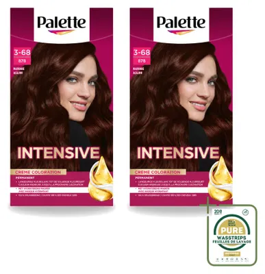 Image de 2 x Coloration pour cheveux Poly Palette - Nuance mahonie 878 - 115 ml - Pack économique - 2 pièces