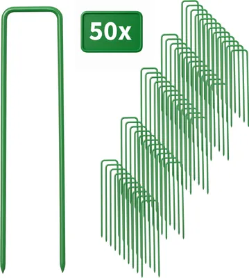 Produktbild von 50x Bodenanker – Verzinkt, 15 cm – für Vlies, Folien & Schläuche