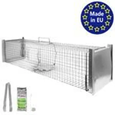 Obrázok produktu pre Živá pasca Marten Pasca na potkany Živá pasca na lasicu Záhradný králik Obrana Presun pasce Príslušenstvo domu Odpudzovač líšok Podkrovie 120 x 26 x 26 Stajňa Petigi