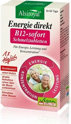 Produktbild von Alsiroyal Energie Direkt B12 Doppelpack 60Tbl.