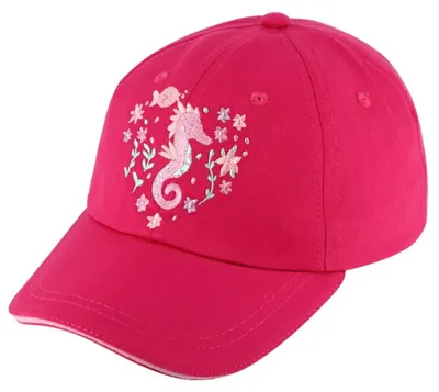 Fiebig Kinder Baseball-Cap Stick-Motiv UV-Schutz 50  in rosa