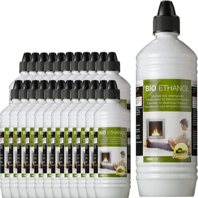 Produktbild von 24 Liter Hochleistungs Bioethanol / Bioalkohol für Ethanol Kamine (Hergestellt in Deutschland)
