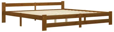 Obrázek produktu pro vidaXL Postel z masivu Honey Brown Pine 200x200 cm