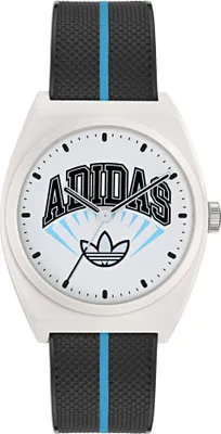 Produktbild von Adidas Uni Uhr PROJECT TWO Kunststoff weiß schwarz AOST25038