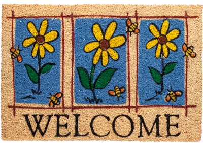 Produktbild von Betz Kokosmatte Fußmatte Fußabstreifer Schmutzfangmatte WELCOME Größe 40x60cm