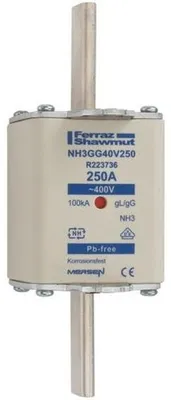Produktbild von Mersen 1A383.000000 NH3 400A gG 400VNH-Sicherung sfü spannungsführend