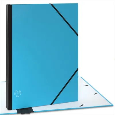 Zdjęcie produktu dla ACROPAQ, segregator na dokumenty formatu A3 - segregator na rysunki, 32 x 45 cm, zamykany gumką