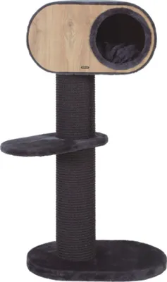Zdjęcie produktu dla ZOLUX Scratching post Wonderful Cat 2 grey - cat scratcher - 60 x 42.5 x 114cm
