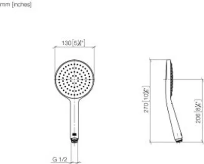 Produktbild von Dornbracht 28027979-060010 Handbrause SERIENNEUTRAL 28027979