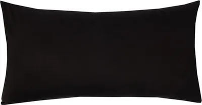 Produktbild von Jersey Kissenbezug 40x80 cm 100% Baumwolle Schwarz