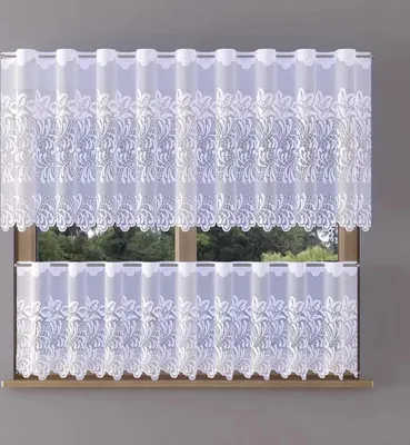 Obrázok produktu pre Mansa žakárový prehoz na posteľ vysoký 30 cm biely 624832 30 cm