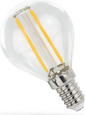 Produktbild von LED Filament Leuchtmittel Tropfen Kugel G45 1W E14 110lm 840 neutralweiß 4000K