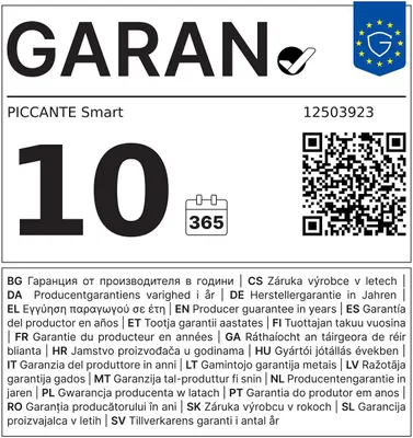 Produktbild von PICCANTE Smart Einlegeboden für 60 cm Breite Schränke SOFT WHITE CG""
