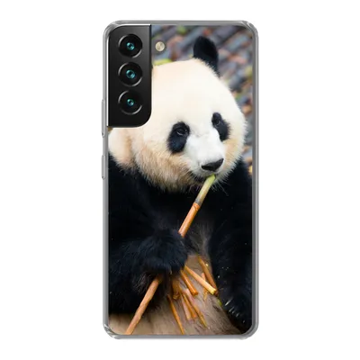 Produktbild von MuchoWow® Handyhülle Schutzhülle Hülle für Samsung Galaxy S22 Plus Großer Panda - Bambus - Blätter Silikon Softcase Handy Hülle - Schutzabdeckung