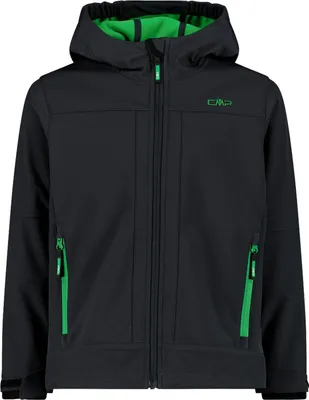 Produktbild von Cmp Boy  Softshell Jacket Fix Hood Antracite-Deep Mint Antracite-Deep Mint 140