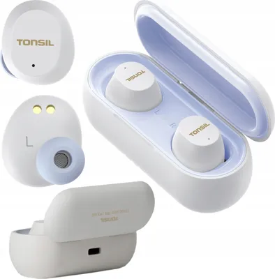 Produktbild von Stilvolle Tonsil T45Bt Ipx5 Kabellose Kopfhörer Bluetooth 5.2 Weiss 10M