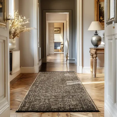 Obrázek produktu pro Carpetsale24 Bavln?ný Koberec Chenille Pratelný Boho Styl Protiskluzový M?kký Koberec do Obývacího Pokoje a Ložnice, Velikost: 80x150 cm